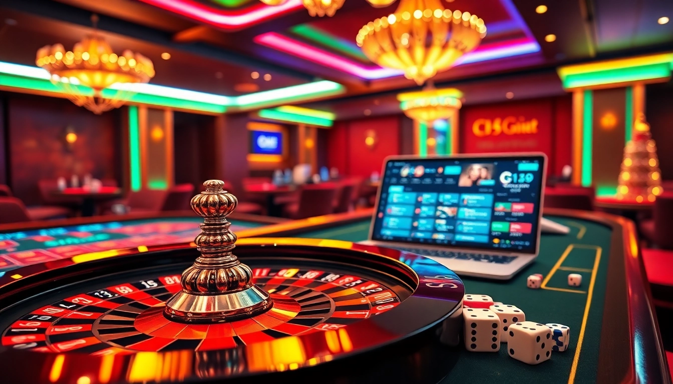 Engaging gamblers with exciting offers on c54.gb.net through a luxurious casino environment.