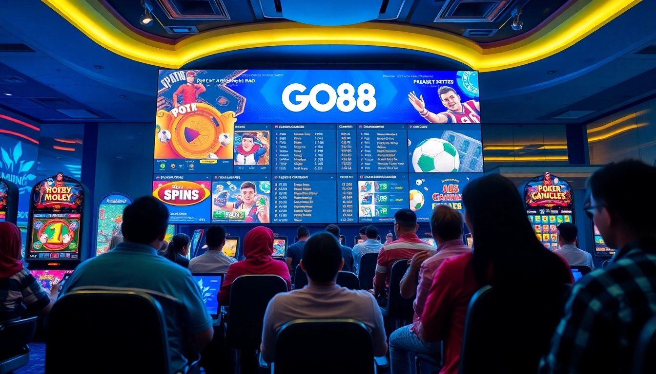 Exciting gaming scene at dittytalk.com showcasing diverse players and modern gaming options