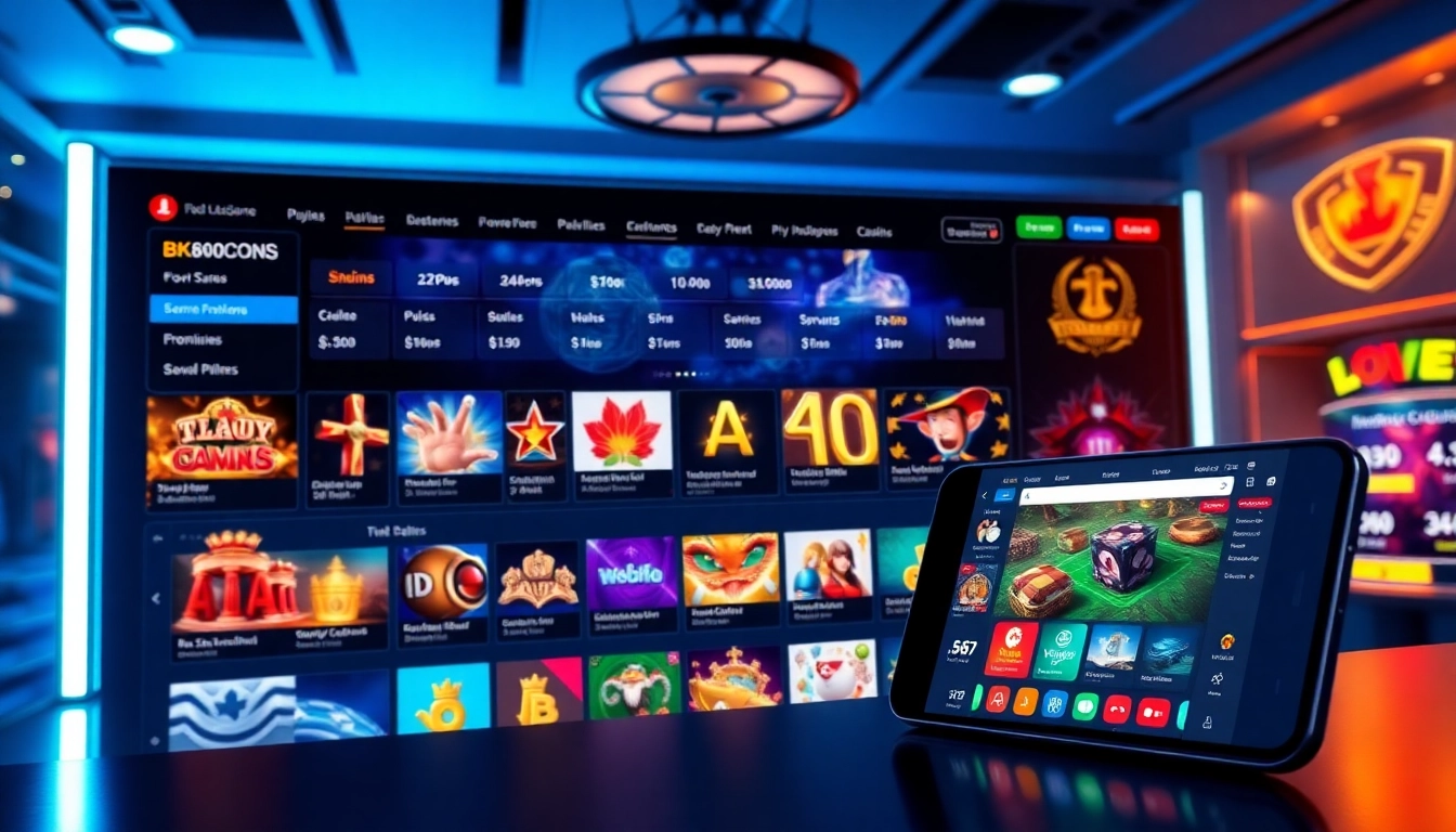 Dynamic view of bk860s.com online gambling platform showcasing casino games and sportsbook options.