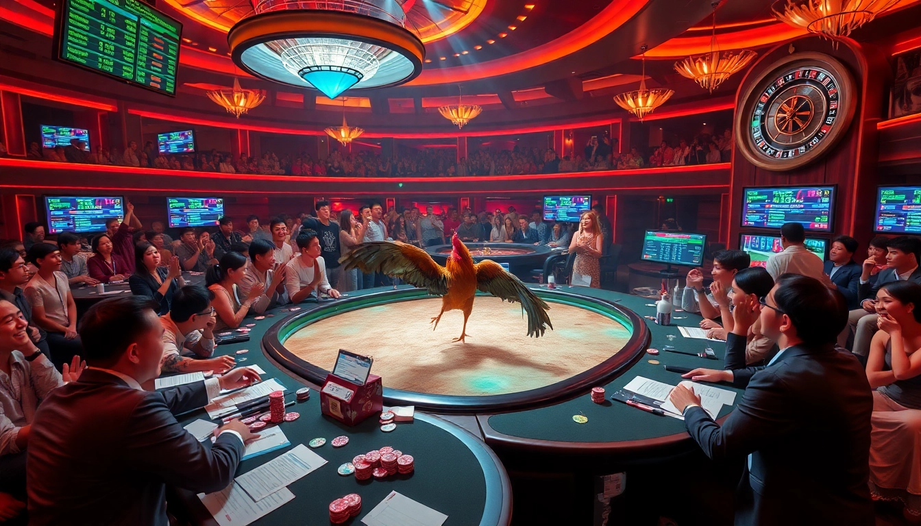 Experience thrilling cockfighting action at https://nk88s.com/da-ga-nk88/ with live stats and vibrant gambling atmosphere.