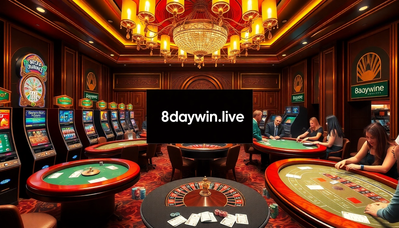 Experience thrilling gameplay at 8daywin.live with vibrant casino games and engaging players.