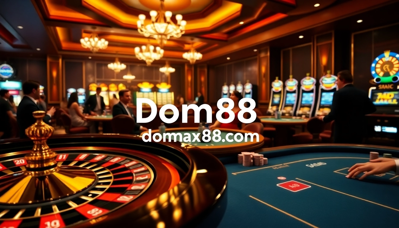 Experience thrilling gameplay at dom88.us.com with lively casino tables and excitement.